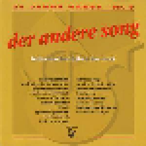 Cover - Susanne Tremper: Andere Song - Liedermacher Haben Das Wort - 25 Jahre Hansa Nr. 8, Der