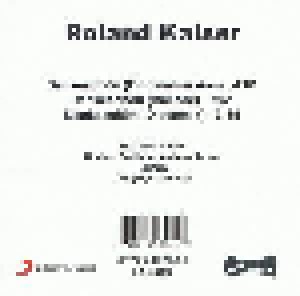 Roland Kaiser: Dankeschön (Promo-Single-CD) - Bild 2