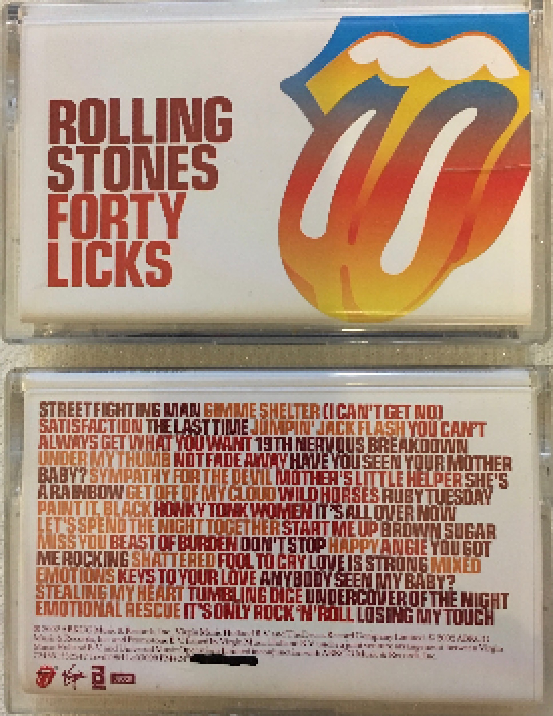 Forty Licks 2 Tape Compilation Cassette Arigato Von The Rolling Stones 7060