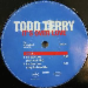 Cover - Todd Terry: It's Over Love