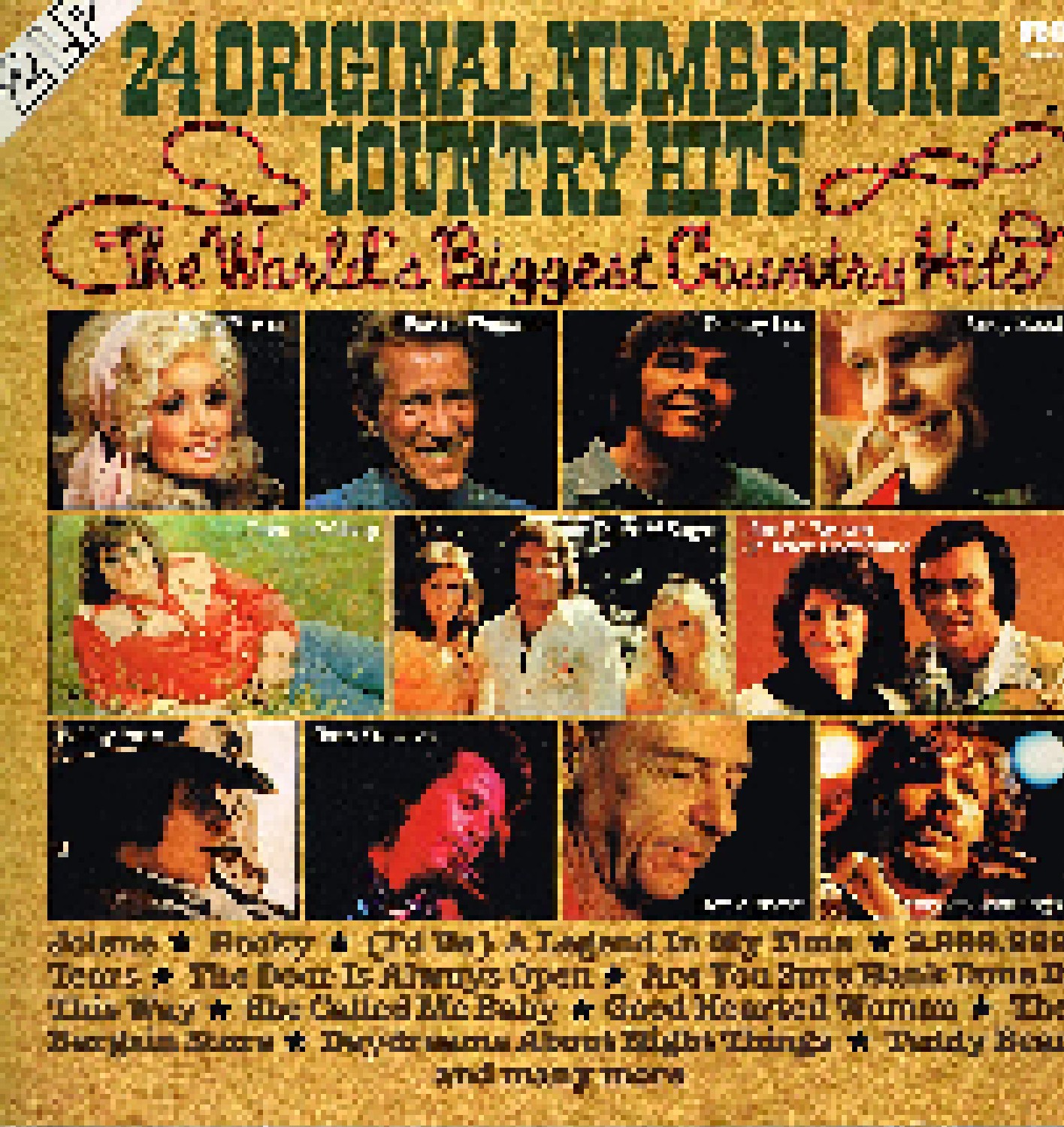 24 Original Number One Country Hits 2LP (1977, BestOf, ReRelease