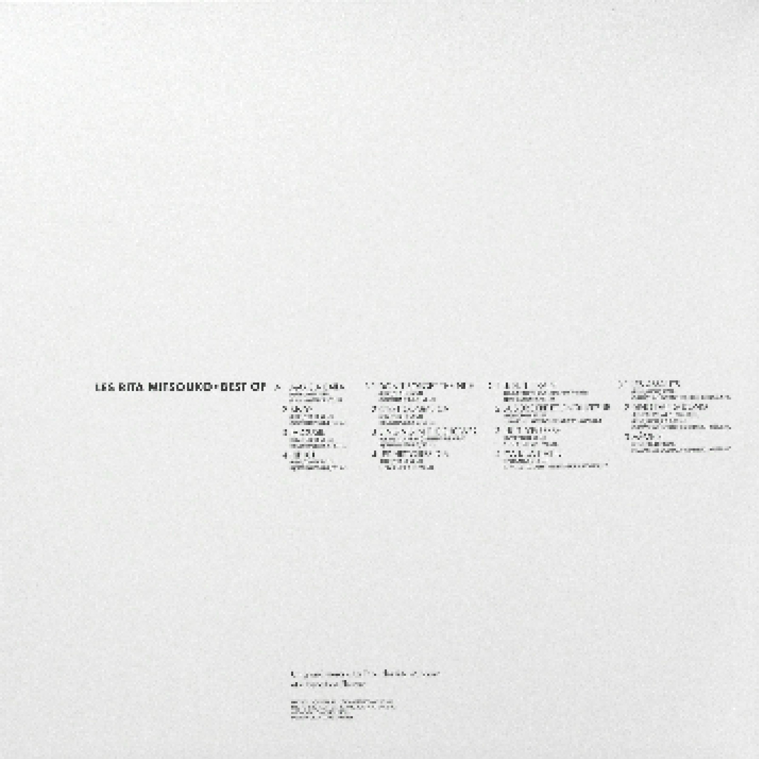 Best Of 2 Lp 2020 Best Of Limited Edition Nummeriert Re Release Gatefold Von Les Rita Mitsouko