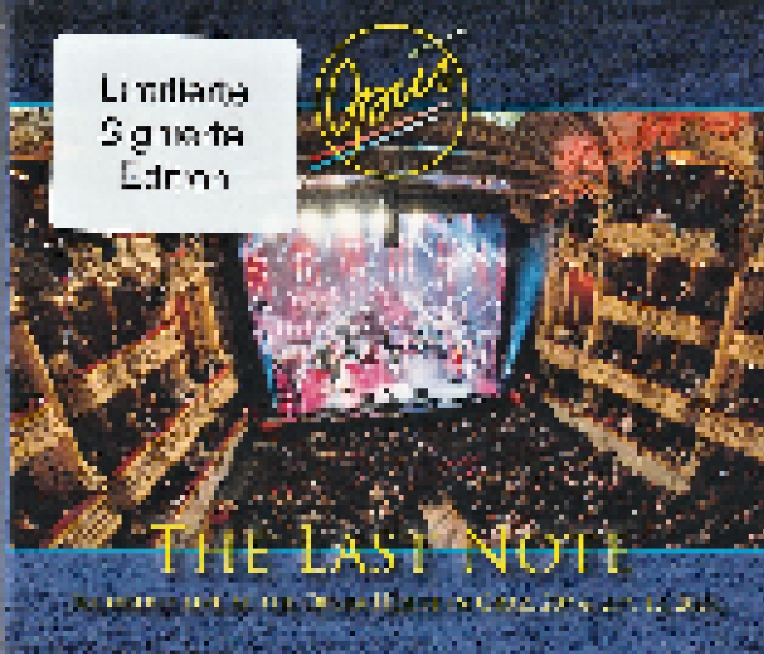 The Last Note | 2-CD + Blu-ray Disc (2022, Limited Edition, Live