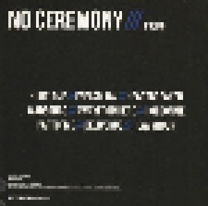 No Ceremony: No Ceremony (Promo-CD) - Bild 2