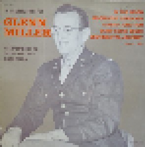 Cover - Glenn Miller Orchestra, The: Memorial For Glenn Miller, A