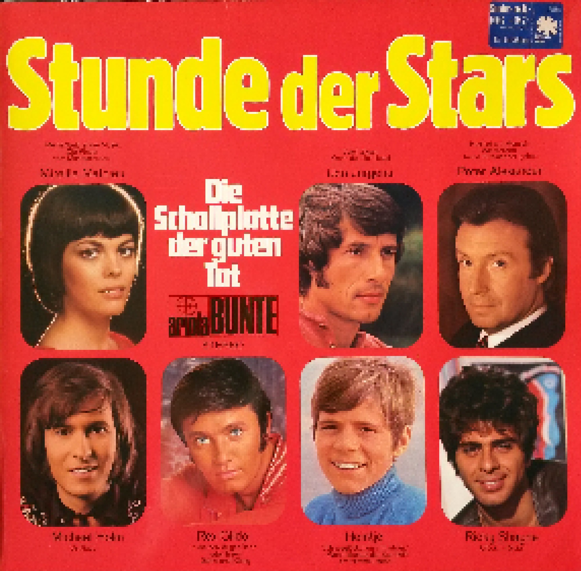 Пластинка Stunde der Stars. Die Stunde der Stars описание.