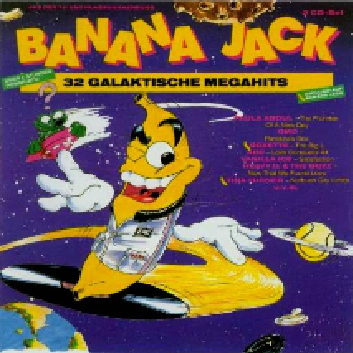 Banana Jack - 32 Galaktische Megahits | 2-CD (1991, Box)