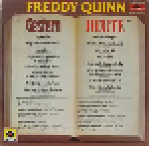 Gestern Heute Lp 1976 Von Freddy Quinn